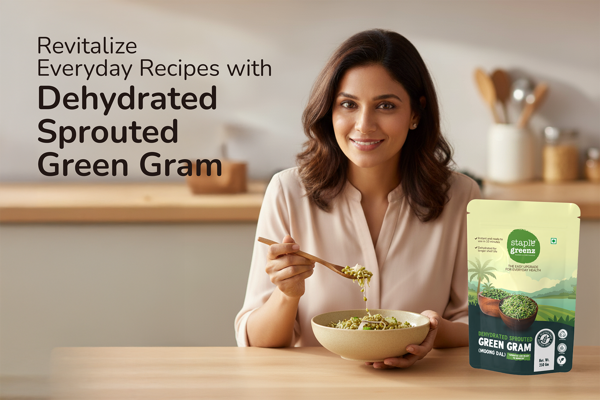 Revitalize Everyday Recipes with Dehydrated Sprouted Green Gram