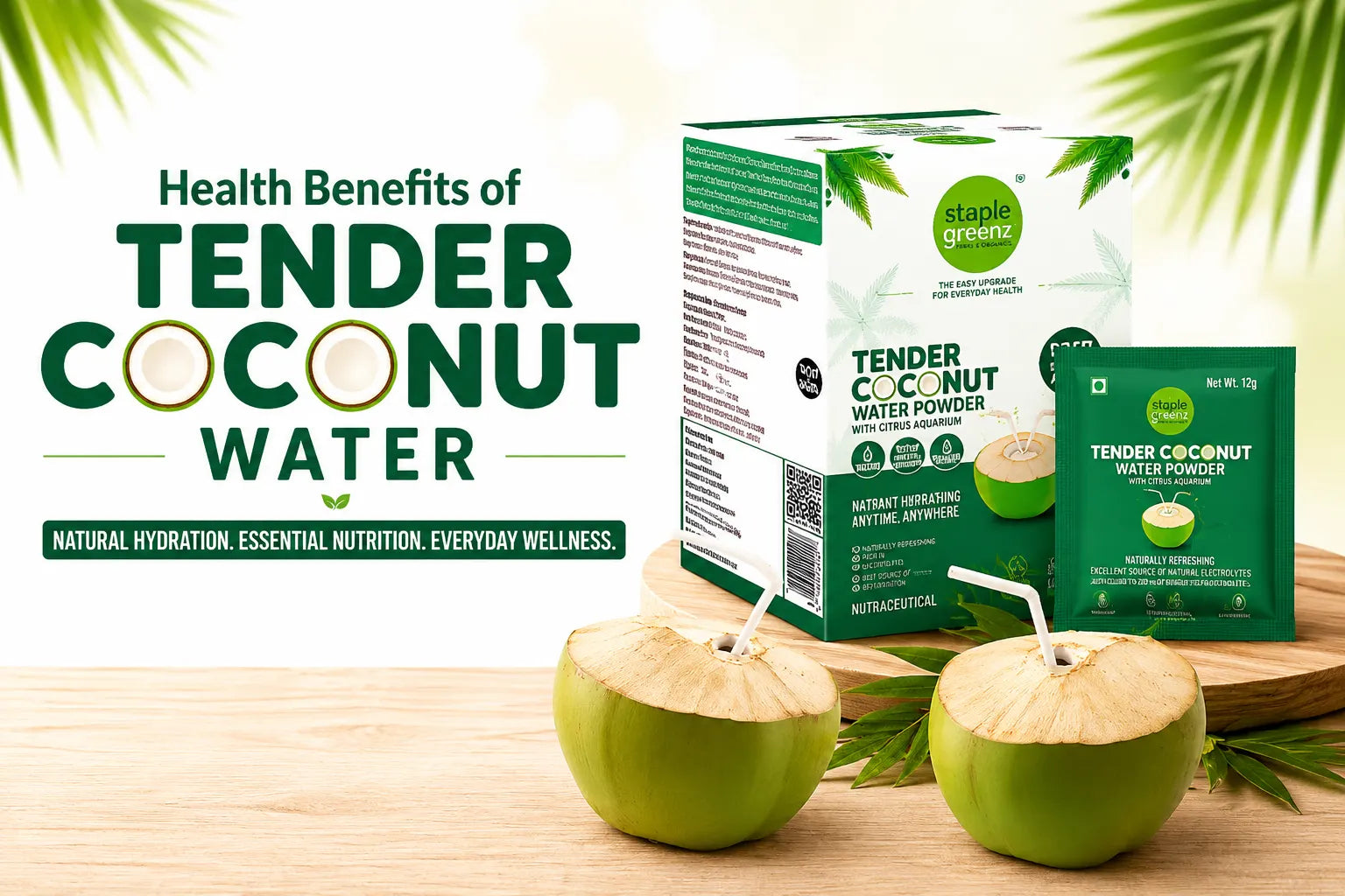 Health Benefits of Tender Coconut Water