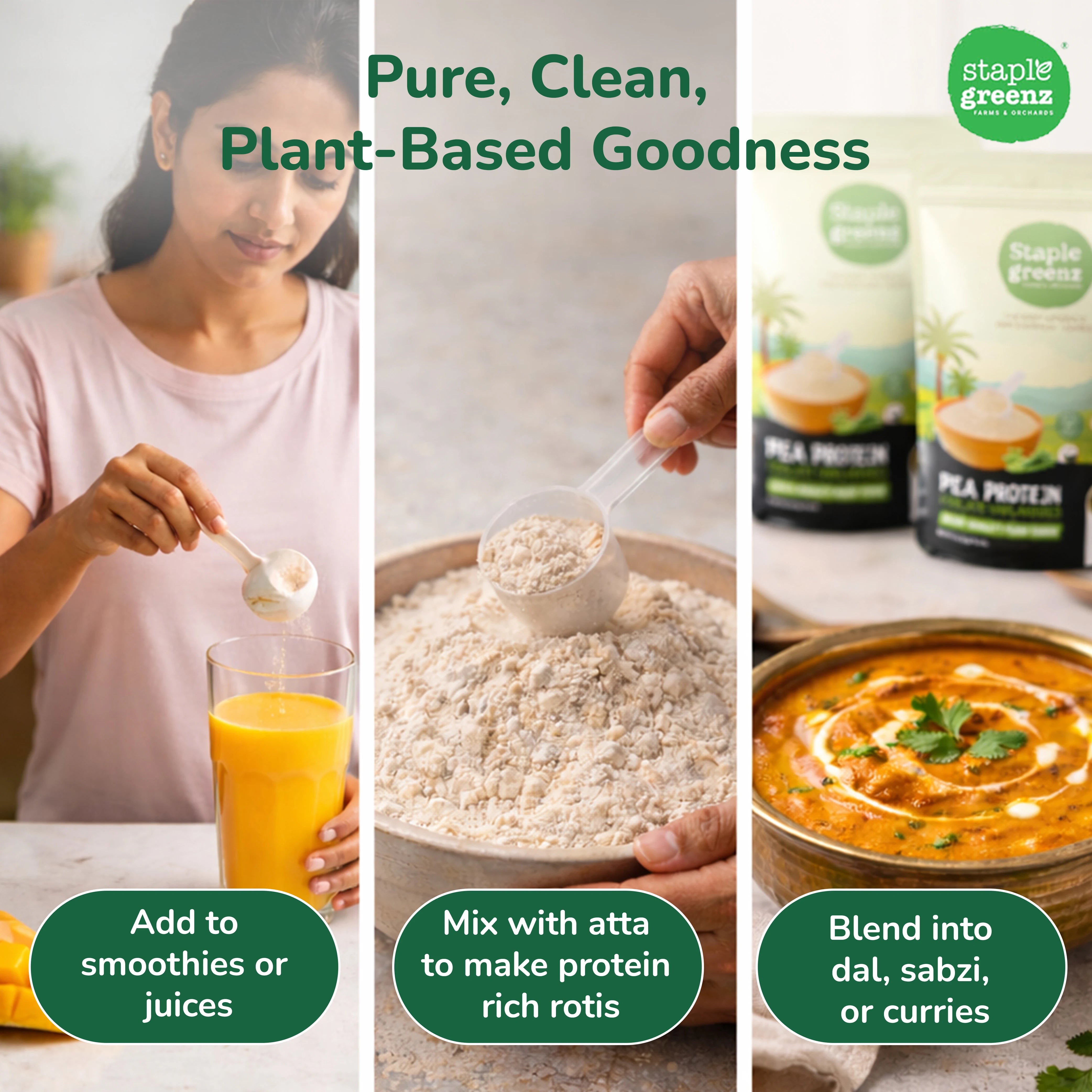 Pea protein powder recipe