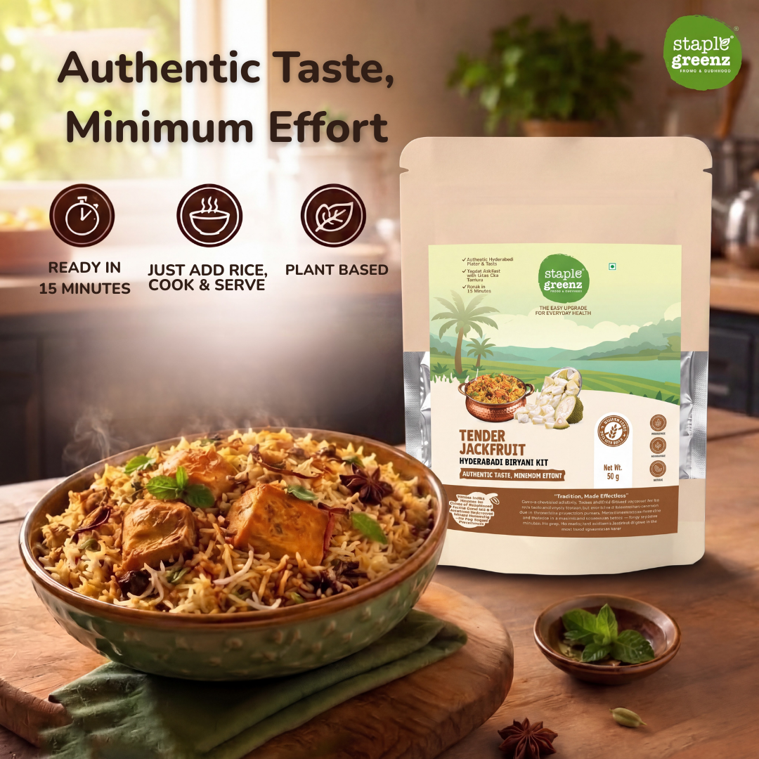 Tender Jackfruit Hyderabadi Biryani Kit