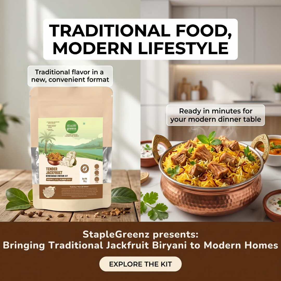 Tender Jackfruit Hyderabadi Biryani Kit