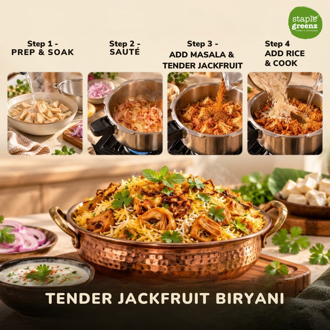 Tender Jackfruit Hyderabadi Biryani Kit