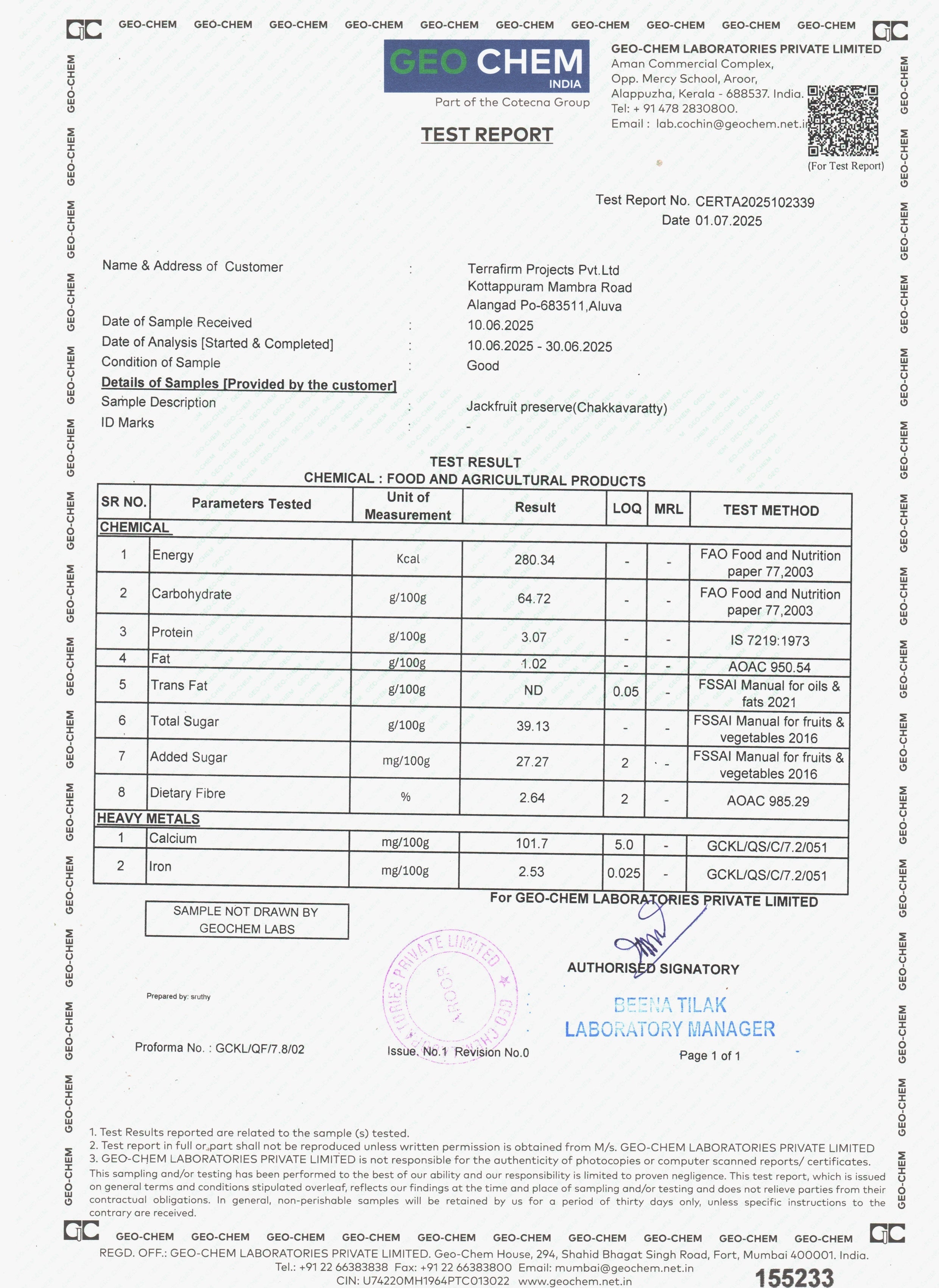 Jackfruit Preserve (Chakka Varatti)