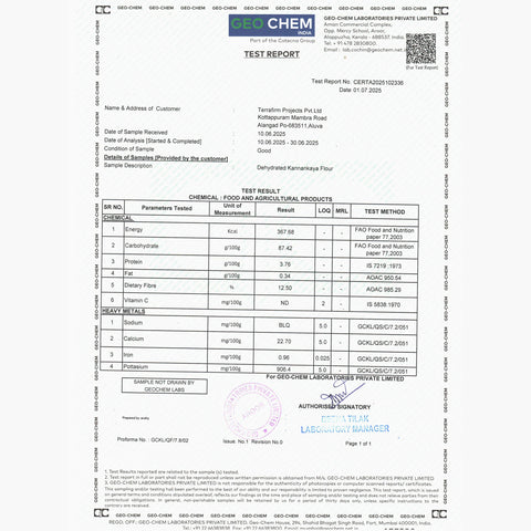 Kannan Kaya Banana Flour