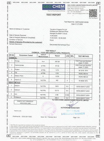 Kannan Kaya Banana Flour
