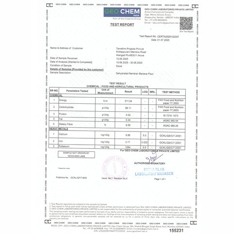 Nendran Banana Flour