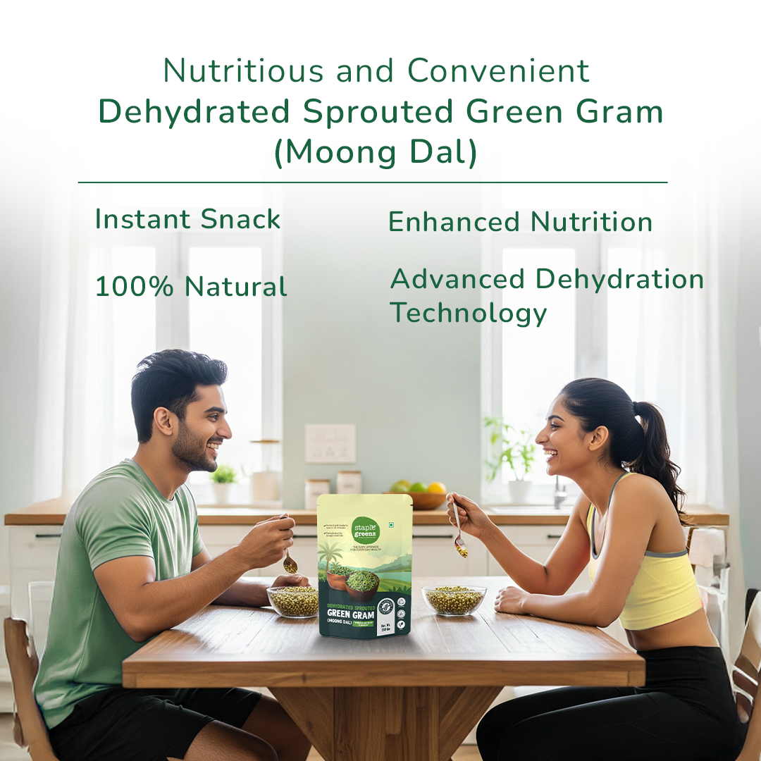 Dehydrated Sprouted Green Gram (Moong Dal)
