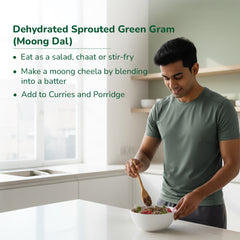 Dehydrated Sprouted Green Gram (Moong Dal)