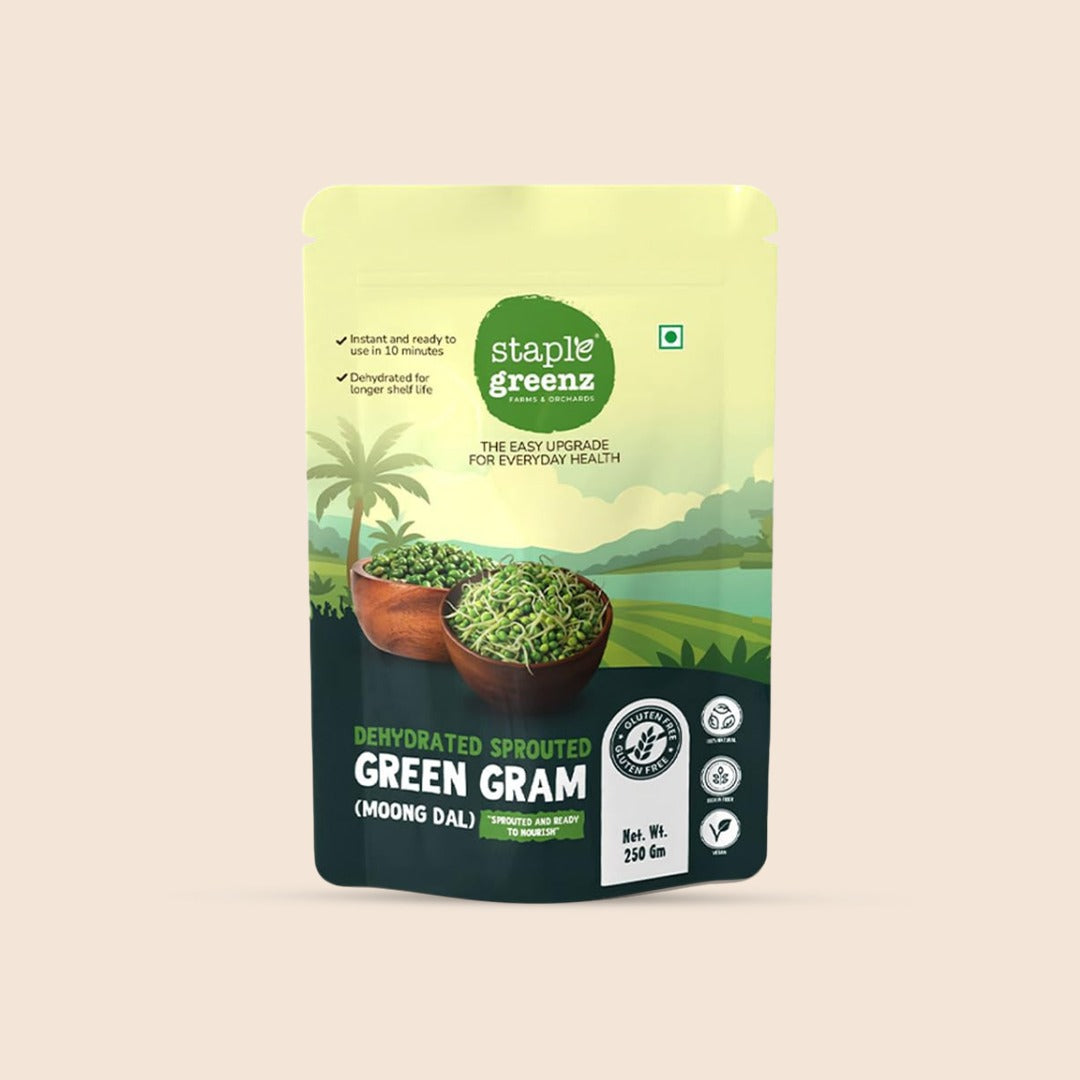 Dehydrated Sprouted Green Gram (Moong Dal)