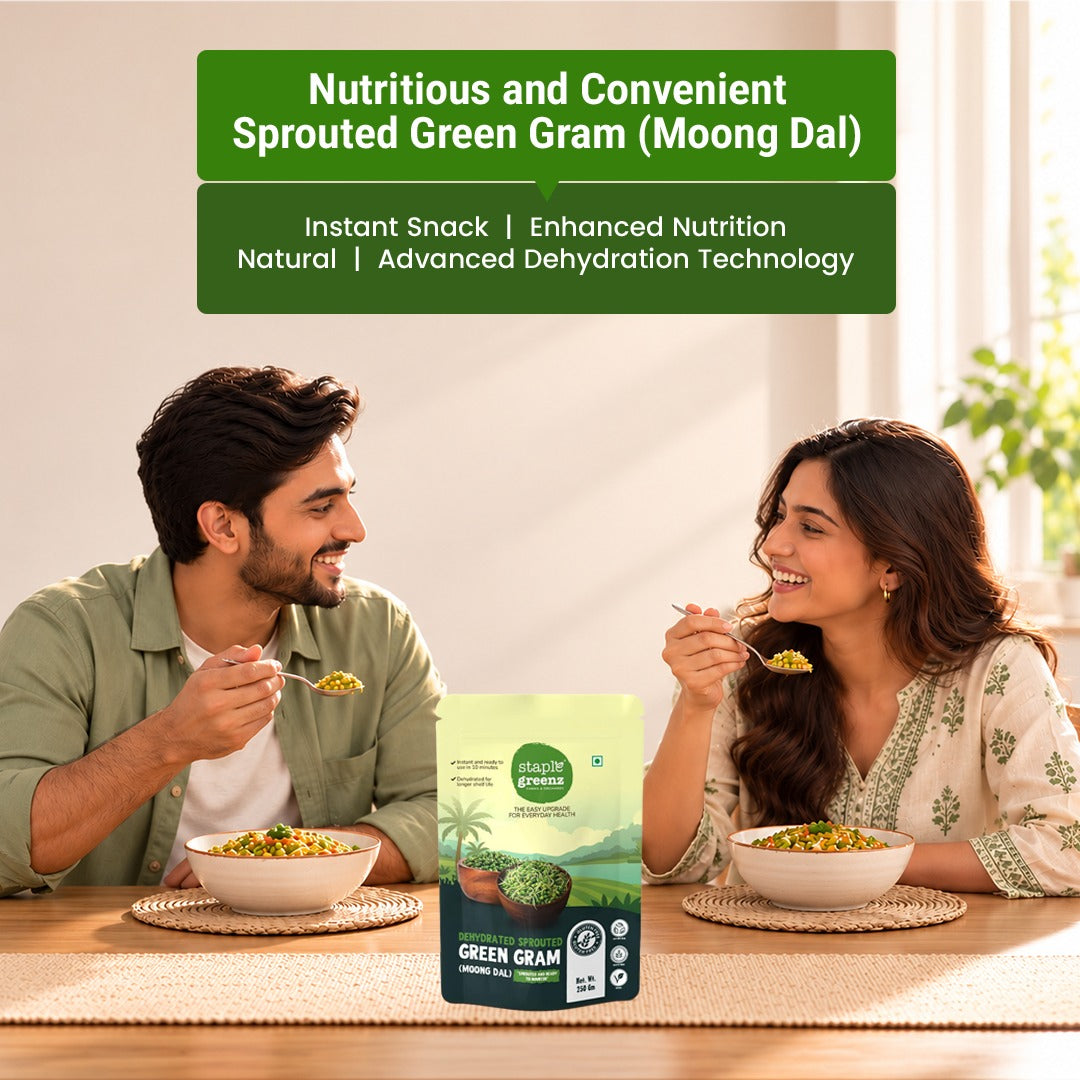 Dehydrated Sprouted Green Gram (Moong Dal)