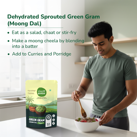 Dehydrated Sprouted Green Gram (Moong Dal)