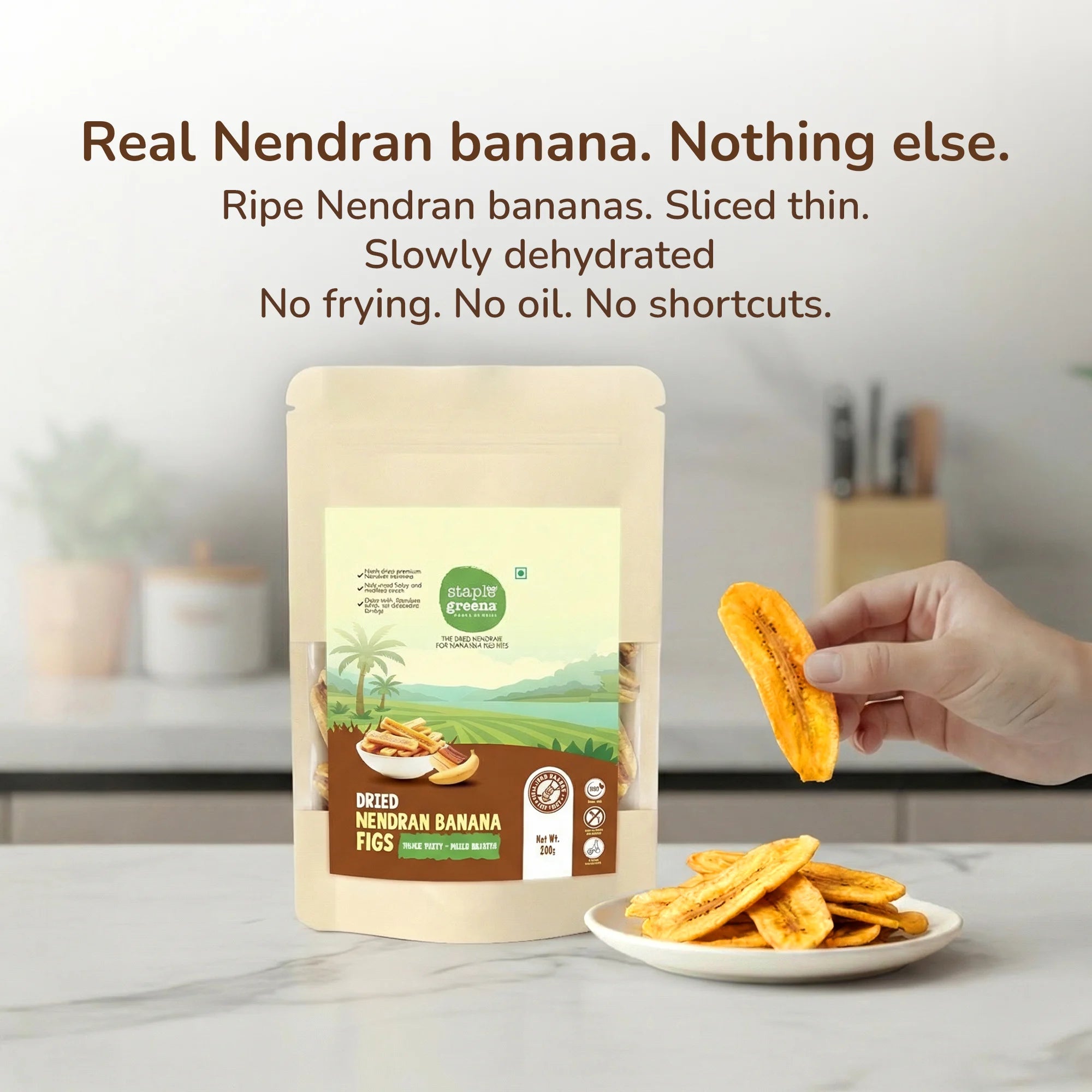 Dried Nendran banana slices