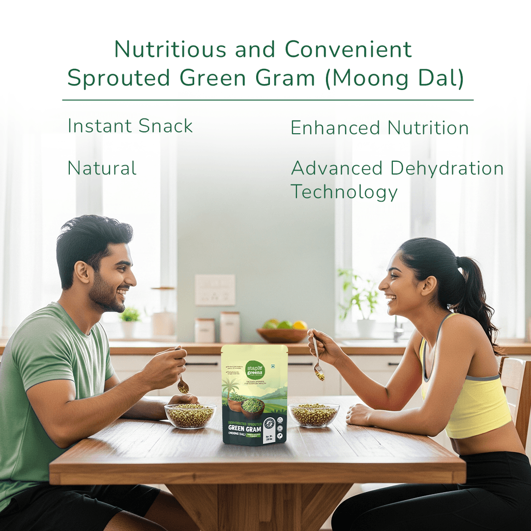Dehydrated Sprouted Green Gram (Moong Dal)