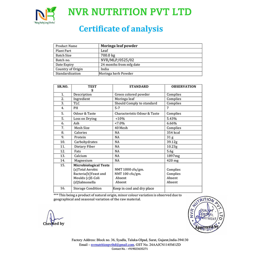 Moringa Leaves Powder